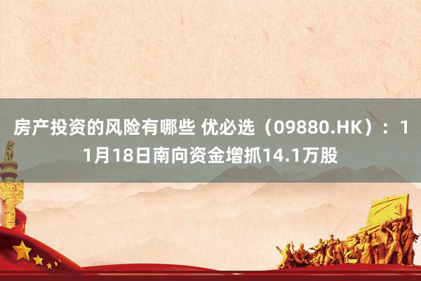 房产投资的风险有哪些 优必选（09880.HK）：11月18日南向资金增抓14.1万股